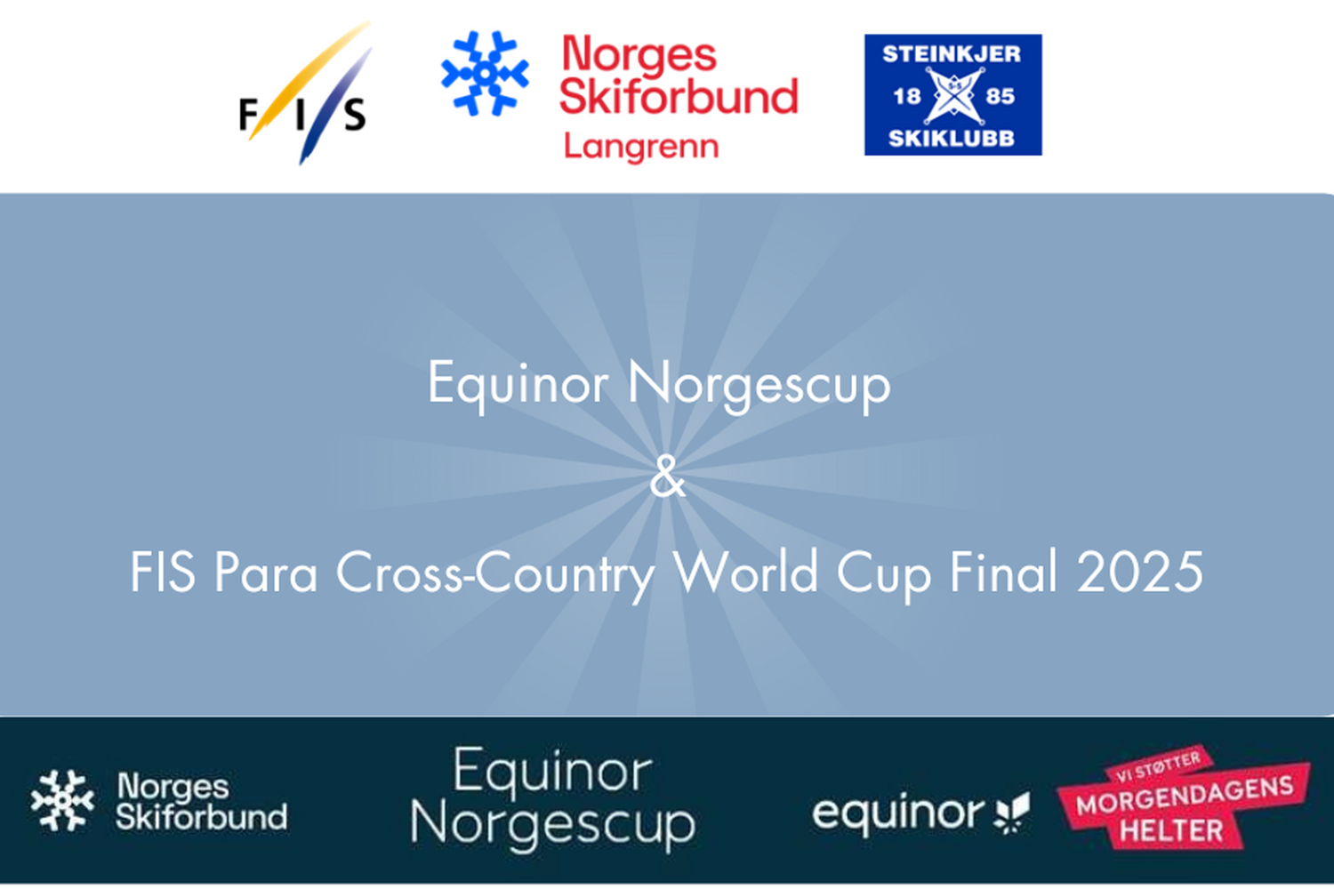 Equinor Norgescup & FIS Para Cross-Country World Cup Final 2025