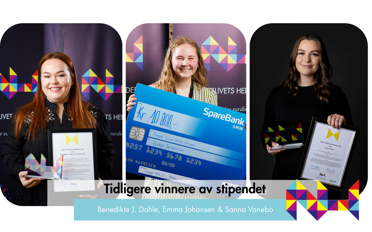 Benedikte J. Dahle fikk prisen i 2022, Emma Andrea Johansen fikk prisen i 2023, og Sanna Vanebo fikk prisen i 2024.